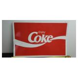 2x3 foot Metal Coca-Cola Sign