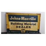 34x23 Advertising Sign, John Manville Building