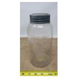 Antique 1948 CROWN 24 oz 24 Ounce Glass Mason Jar