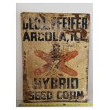 Geo.Pfeiefer Advertising Hybrid Seed Corn sign 18