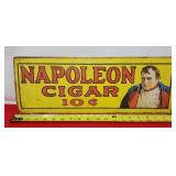 Napoleon Cigar 10 Cents Metal Sign