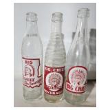 3  Old pop bottles  Big Chief