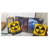 Fallout Shelter Metal Signs, Wall Art , clock