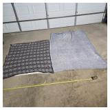 Throw blankets multi color 48x58" gray 55x82"