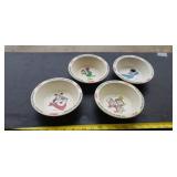 Vintage Kelloggï¿½s Cereal Bowls Set of 4 Tony the