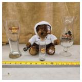 Hard rock Cafe ( Las Vegas)  shot glass,bear beer