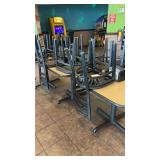 (3) 3x3 Commercial Tables w/ 12 Commercial Chairs