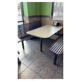 Commercial Restaurant Booth w/ Table