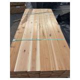 192 Western Red Cedar 1x8x8ft - 2 Edges