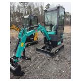 2024 AGT QH13R Cabbed Mini Excavator