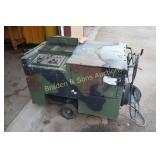 USED PORTABLE MILITARY HEATER, CONDITION UNKNOWN