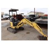 USED NEW HOLLAND E18SR EXCAVATOR WITH KEYS IN GOOD