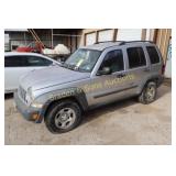 USED 2006 JEEP LIBERTY WITH KEYS.  VEHICLE  NEEDS