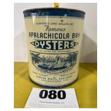 1 Gal Apalachicola Bay Oyster Can,