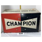 Vintage Metal Champion Spark Plug Case