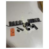 Assorted 1/2" Drive Craftsman Sockets