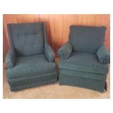 Upholstered Arm Chairs (2)