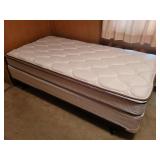 Twin Burnaby Euro Top Mattress & Frame