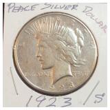 1923-S Peace Silver Dollar