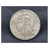 1947-D Walking Liberty Silver Half Dollar