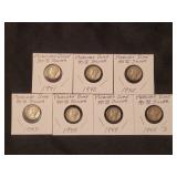 1941-45 Mercury Silver Dimes