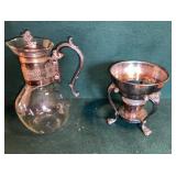 Chafing Dish stand and Water Wine Pitcher