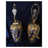 Pair table lamps