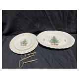 Nikko Christmas china serving pieces