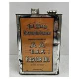 Caster oil tin