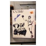 SIGNED Y.A. TITTLE PHOTOGRAPH