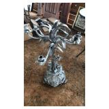 METAL CANDLELABRA, 31.5 IN TALL