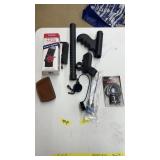 TABLE LOT OF ASST FIREARM ACCESSORIES