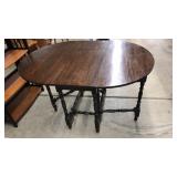 WOOD DROP LEAF TABLE,