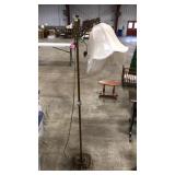 ANTIQUE CAST IRON FLOOR LAMP