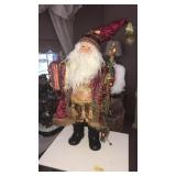 WOODLAND PLUSH SANTA FIGURAL