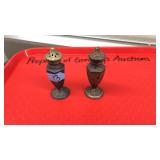 PAIR OF STERLING SALT & PEPPER SHAKERS