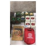 LOT OF MOUNT AIRY, MD ORNAMENTS, NEWSPAPER AND BAG