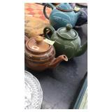 2 SMALL TEAPOTS