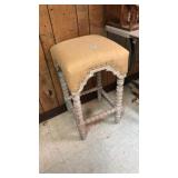 EURO FRENCH BURLAP COUNTER STOOL