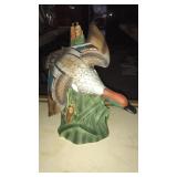 SKI COUNTRY GREEN WING TEAL DECANTER