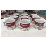 9 CAMPBELLS SOUP MUGS