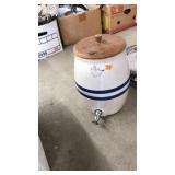 2 GAL SALT GLAZED CROCK WATER JUG