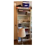 White Shelf, Lamp & Contents