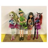 4 Monster High Dolls