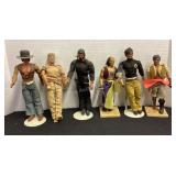 6 Action Figures; Mattel Big Jim, Ken & More