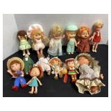 13 Vintage Dolls