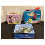 3 Lunch Boxes; Star Wars, Stuart Little, Minnie