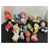 18 Vintage Dolls & Plush Toys