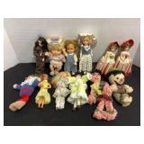 12 Vintage Dolls