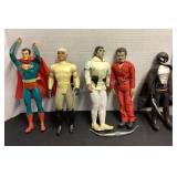 5 Action Figures; Superman & More